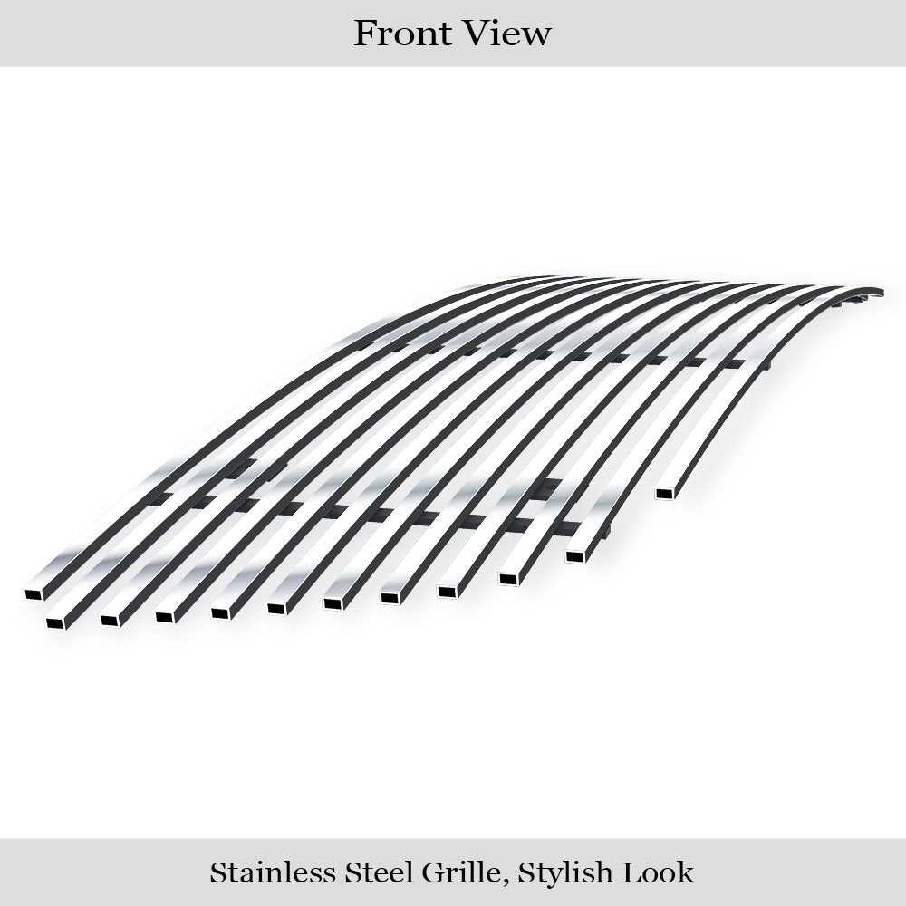 APS GR06FEG12S Main Upper Stainless Steel Billet Grille Fits 1999-2003 Ford F-150