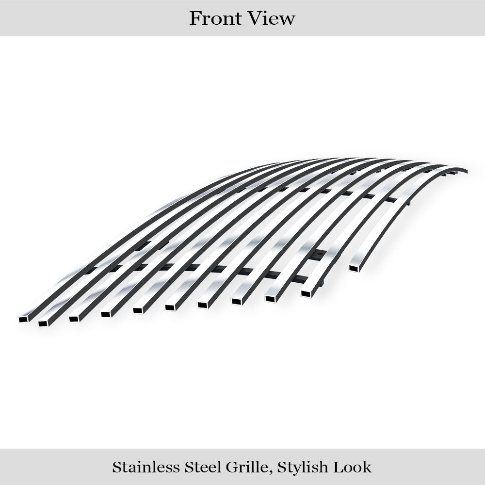 APS GR06FEG13S Main Upper Stainless Steel Billet Grille Fits 1999-2003 Ford F-150