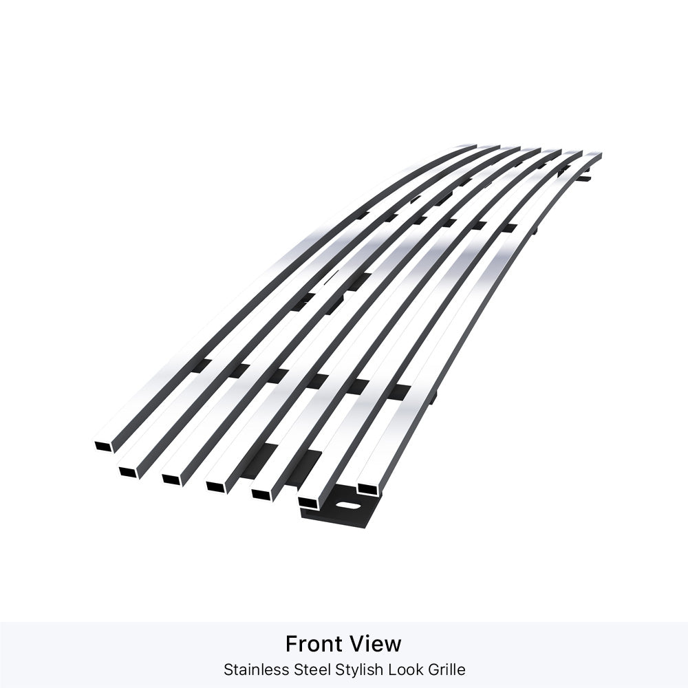 APS GR06FEG98S Lower Bumper Stainless Steel Billet Grille Fits 2005-2007 Ford F-250