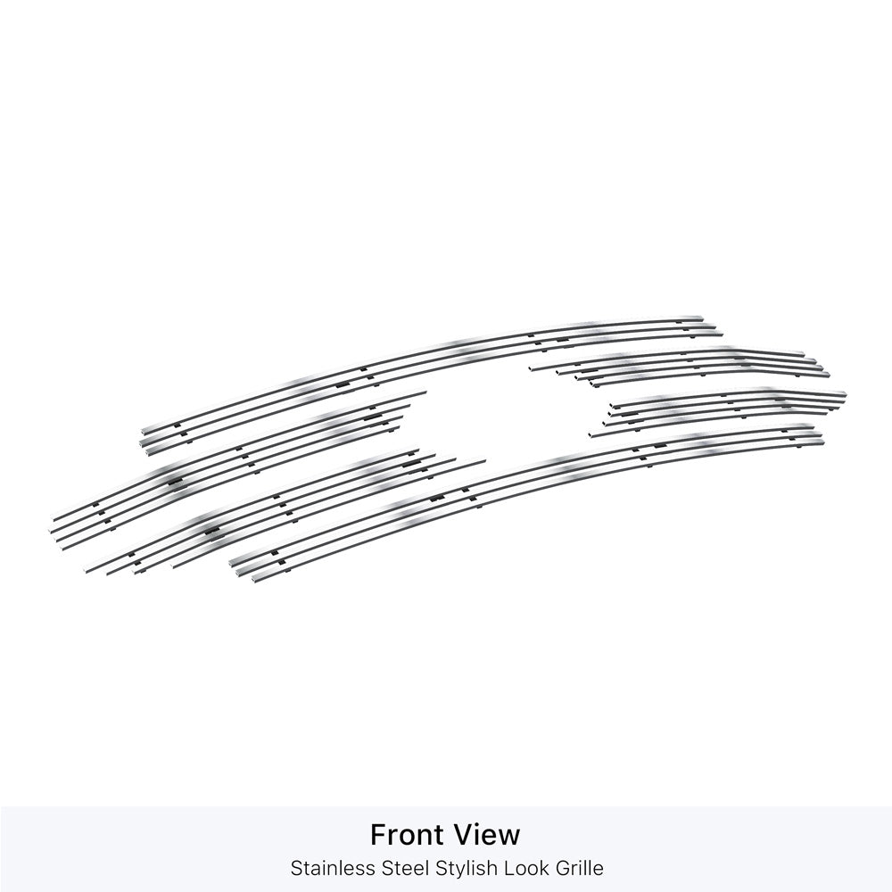 APS GR06FEJ80S Main Upper Stainless Steel Billet Grille Fits 2020-2022 Ford F-250