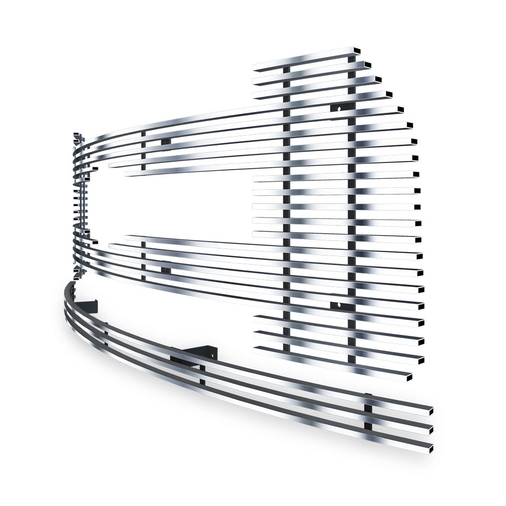 APS GR06FFC11C Main Upper Stainless Steel Billet Grille Fits 2015-2017 Ford F-150