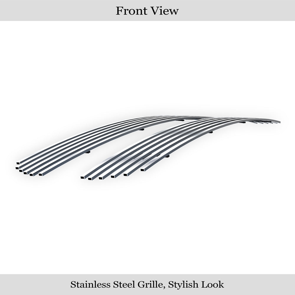 APS GR06FFD43S Main Upper Stainless Steel Billet Grille Fits 2018-2020 Ford F-150