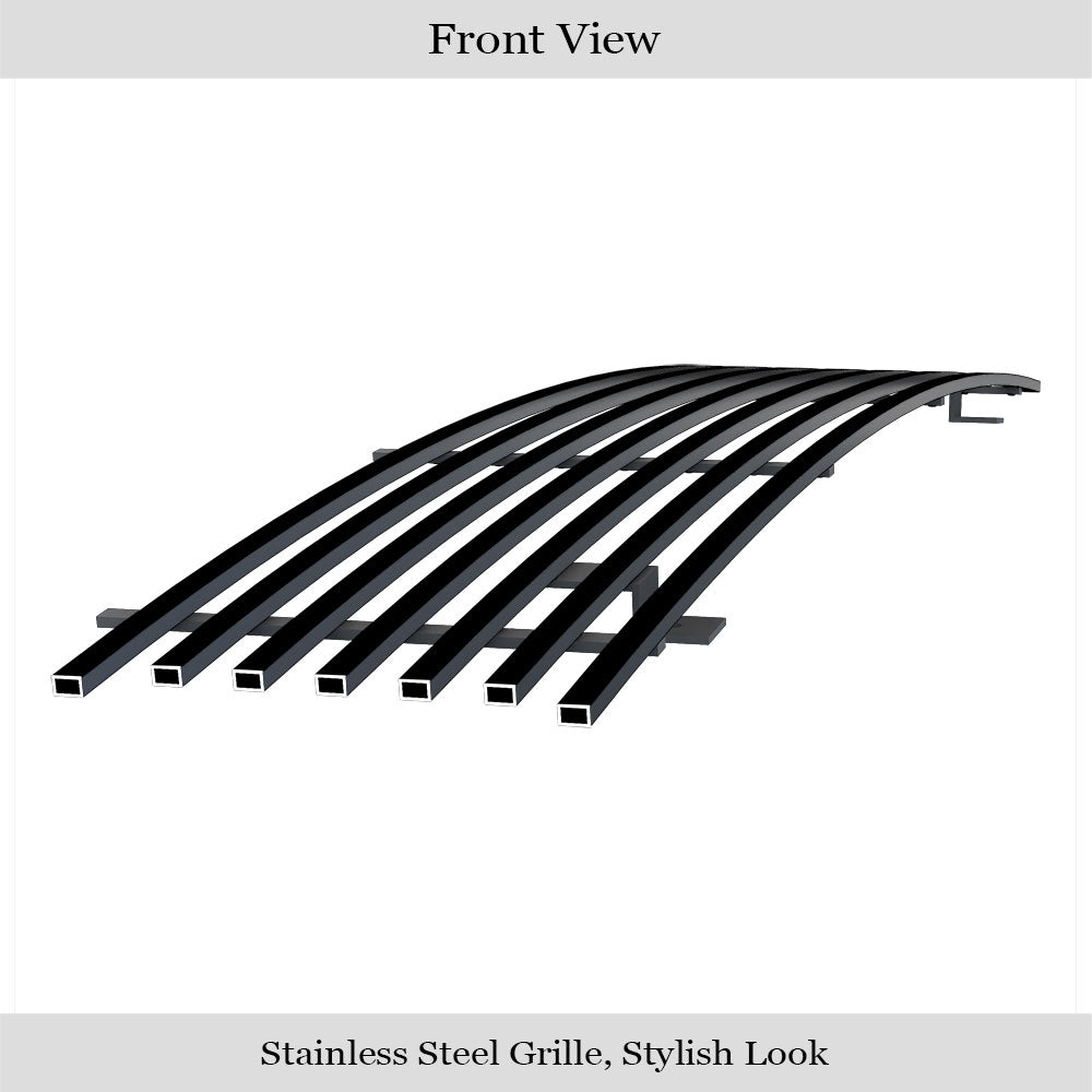 APS GR06FFH29J Lower Bumper Black Stainless Steel Billet Grille Fits 2011-2016 Ford F-250 SD
