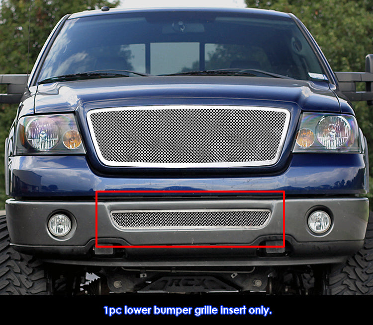 APS GR06GEC52T Lower Bumper Mesh Grille Fits 2006-2008 Ford F-150