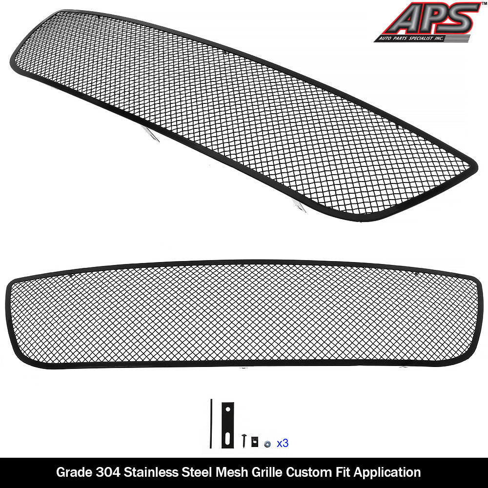 APS GR06GEG13H Main Upper Black Wire Mesh Grille Fits 1999-2003 Ford F-150