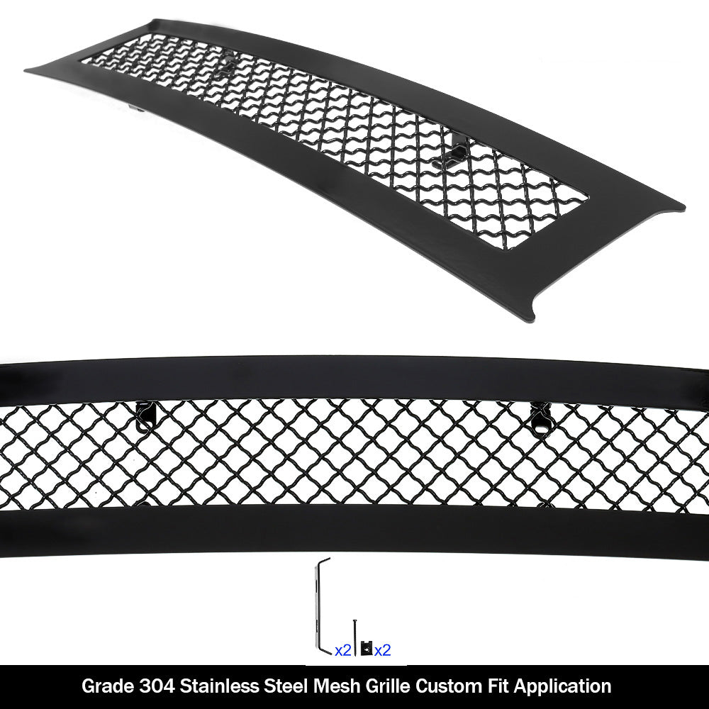 APS GR06GFD01K Lower Bumper Black Wire Mesh Grille Fits 2018-2020 Ford F-150