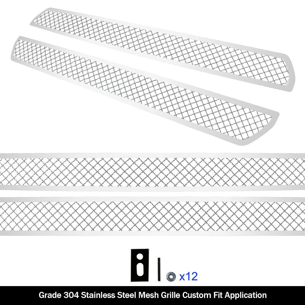 APS GR06GFD43S Main Upper Mesh Grille Fits 2018-2020 Ford F-150