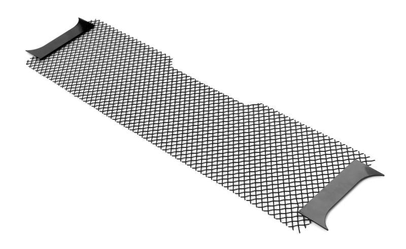 APS GR06GFH29G Lower Bumper Black Wire Mesh Grille Fits 2011-2016 Ford F-250 SD