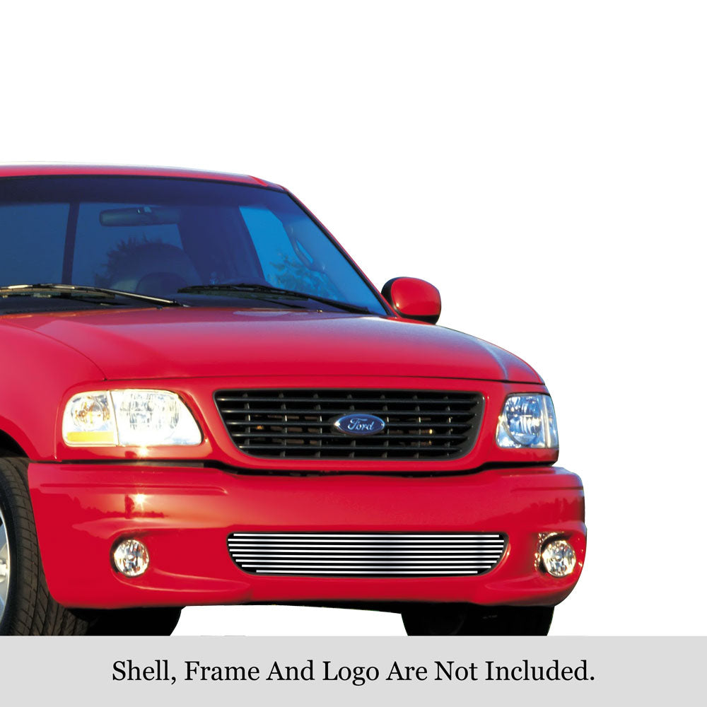 APS GR06HEC84S Lower Bumper Stainless Steel Billet Grille Fits 1999-2003 Ford F-150