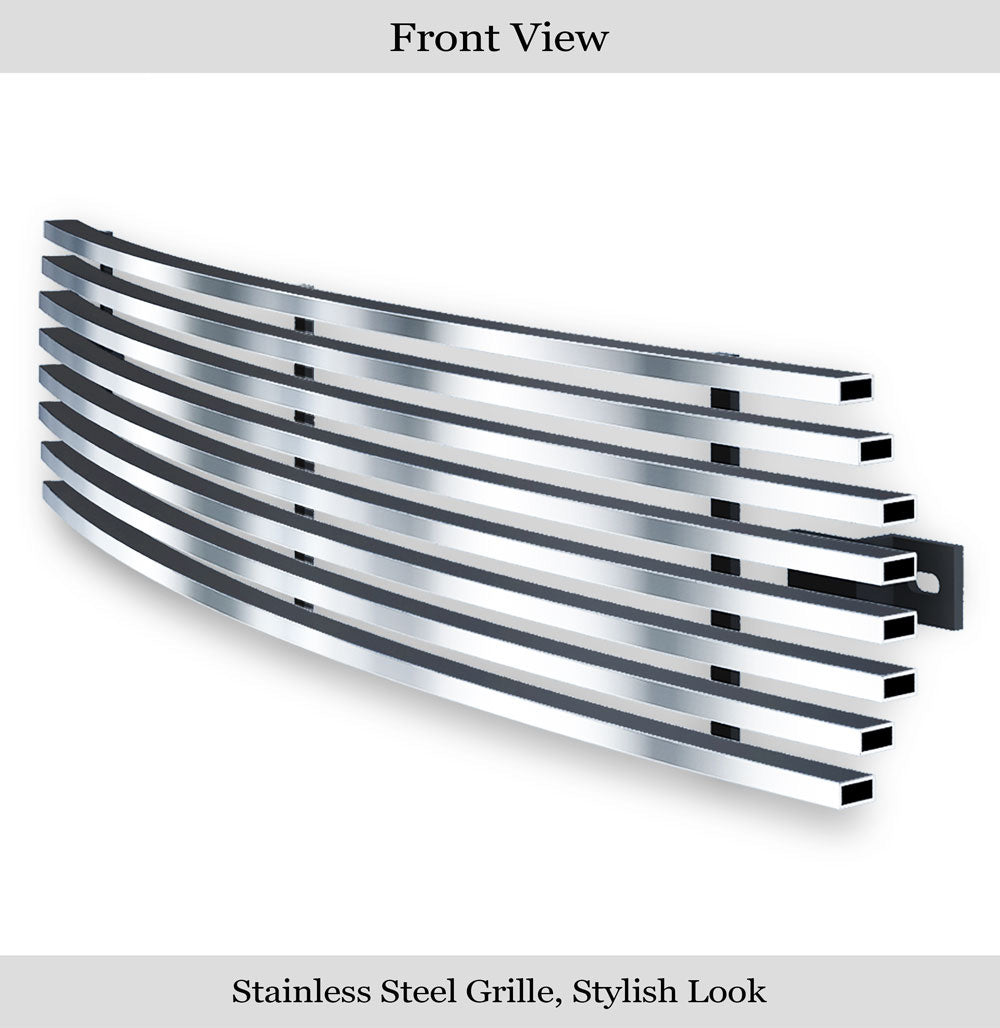 APS GR06HEJ98C Lower Bumper Stainless Steel Billet Grille Fits 1999-2004 Ford F-250