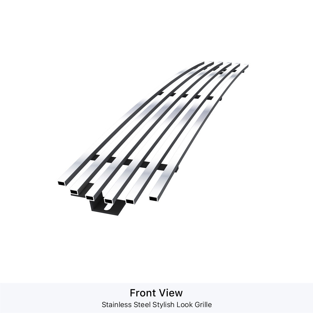 APS GR06HEJ98S Lower Bumper Stainless Steel Billet Grille Fits 1999-2004 Ford F-250