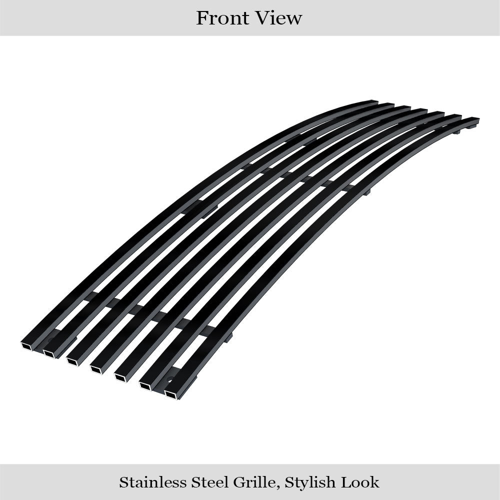 APS GR06HFC99J Lower Bumper Black Stainless Steel Billet Grille Fits 2017-2019 Ford F-250