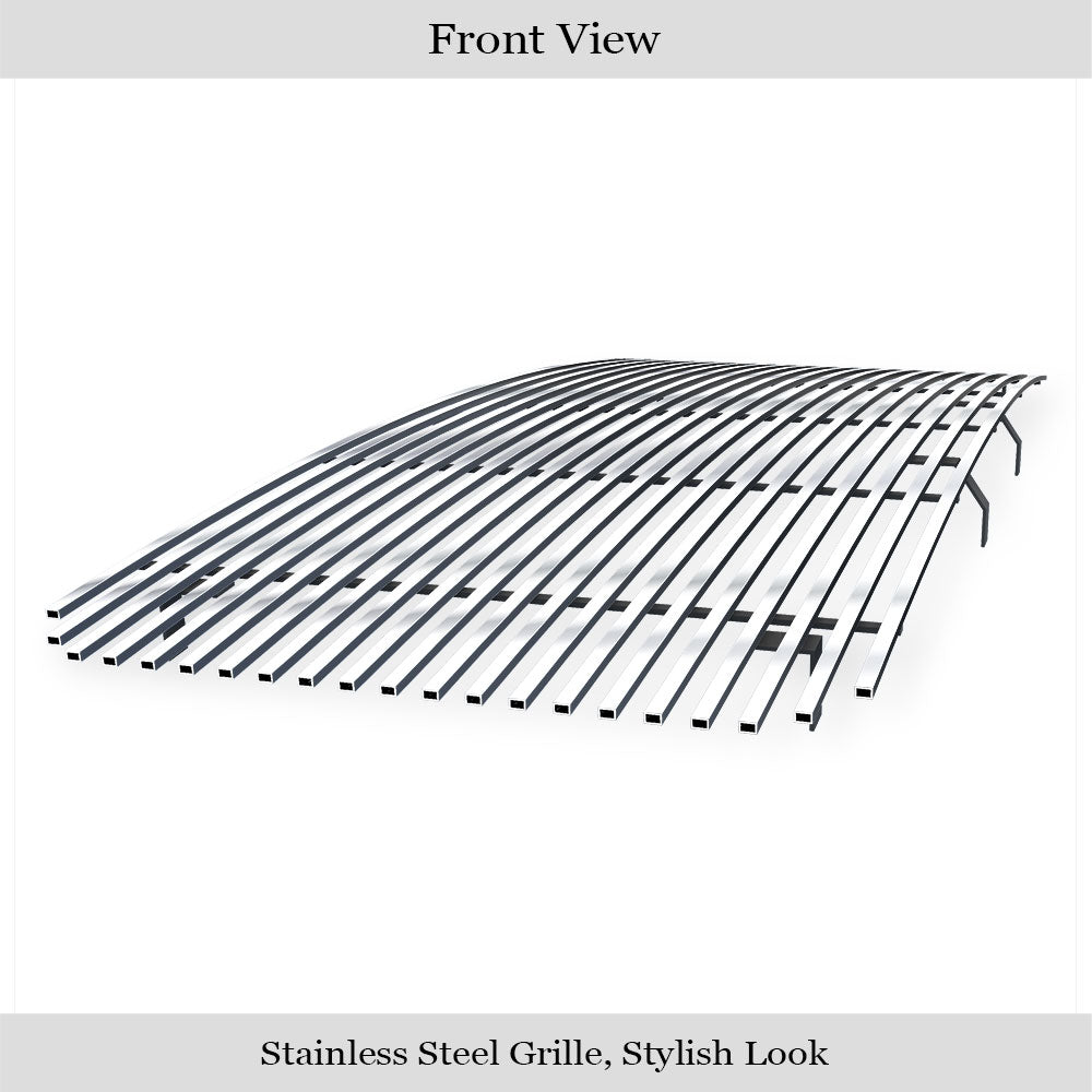 APS GR06HFH28S Main Upper Stainless Steel Billet Grille Fits 2011-2016 Ford F-250 SD