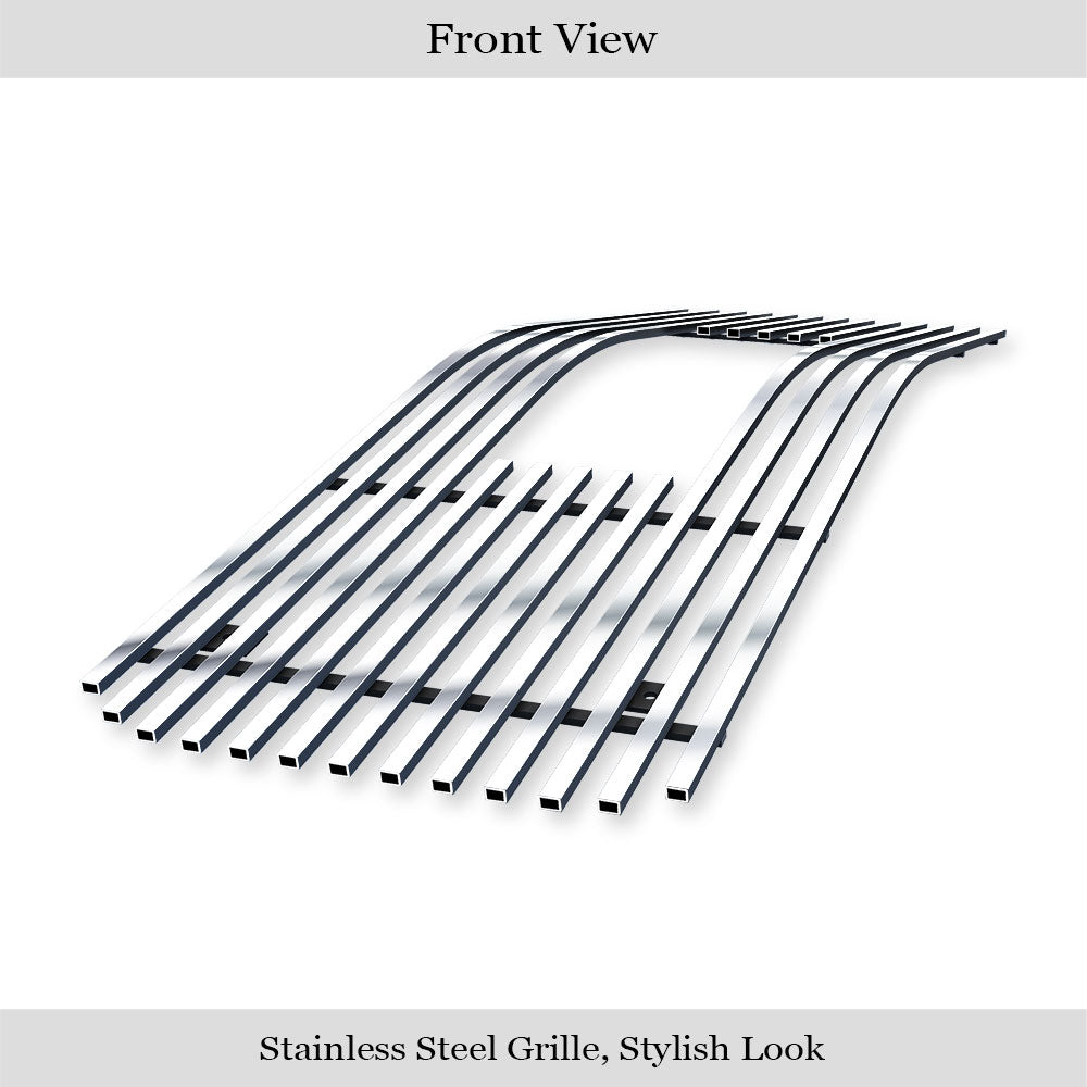 APS GR07FEG14S Main Upper Stainless Steel Billet Grille Fits 1994-1998 GMC C/K Pickup