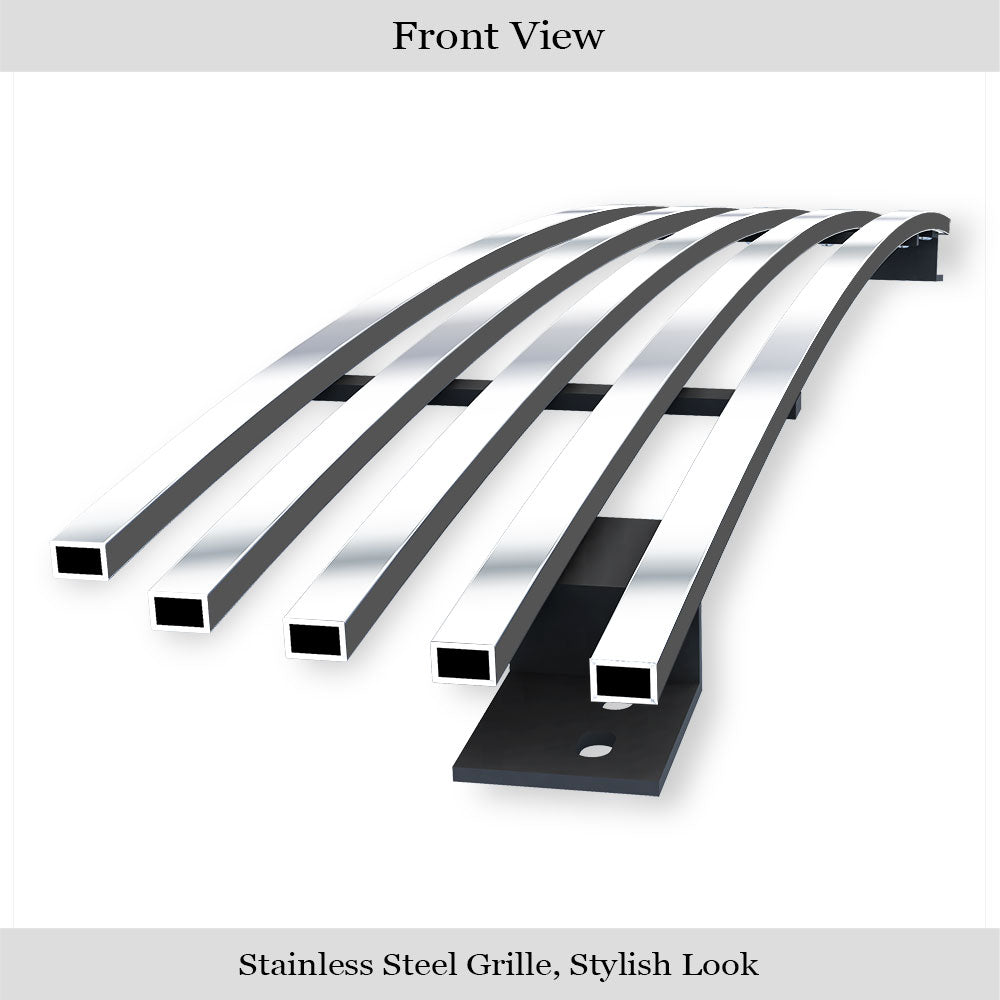 APS GR07FFC26S Lower Bumper Stainless Steel Billet Grille Fits 2015-2019 GMC Sierra 2500