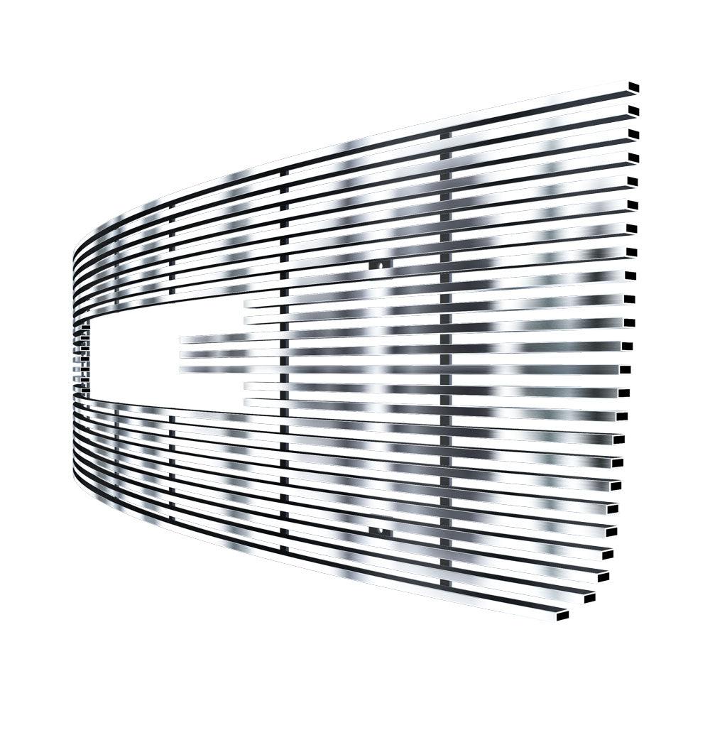 APS GR07FFD74S Main Upper Stainless Steel Billet Grille Fits 2007-2013 GMC Sierra 1500