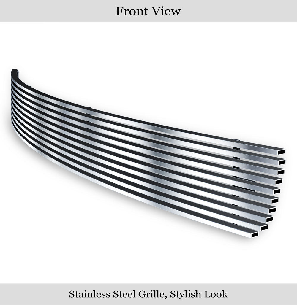 APS GR07FFD95C Lower Bumper Stainless Steel Billet Grille Fits 2007-2013 GMC Sierra 1500