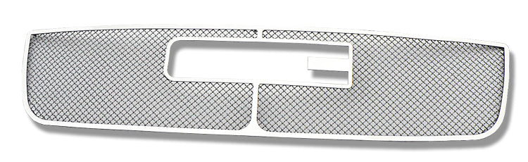 APS GR07GEG71T Main Upper Mesh Grille Fits 2003-2006 GMC Sierra 1500