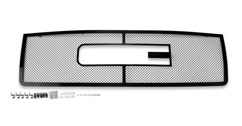 APS GR07GFD74H Main Upper Black Wire Mesh Grille Fits 2007-2013 GMC Sierra 1500