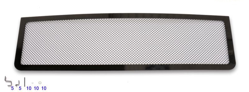 APS GR07GFD75H Main Upper Black Wire Mesh Grille Fits 2007-2013 GMC Sierra 1500