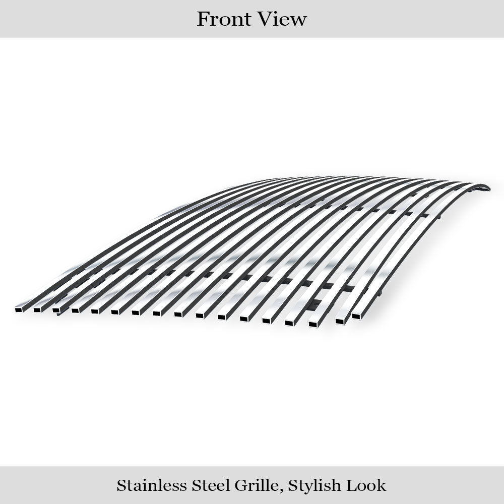 APS GR07HEB64S Main Upper Stainless Steel Billet Grille Fits 2007-2013 GMC Sierra 1500
