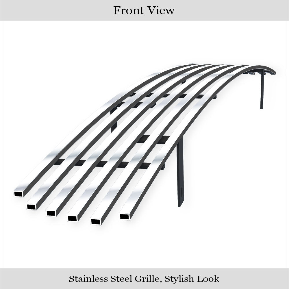 APS GR07HEC70S Lower Bumper Stainless Steel Billet Grille Fits 2002-2006 GMC Sierra