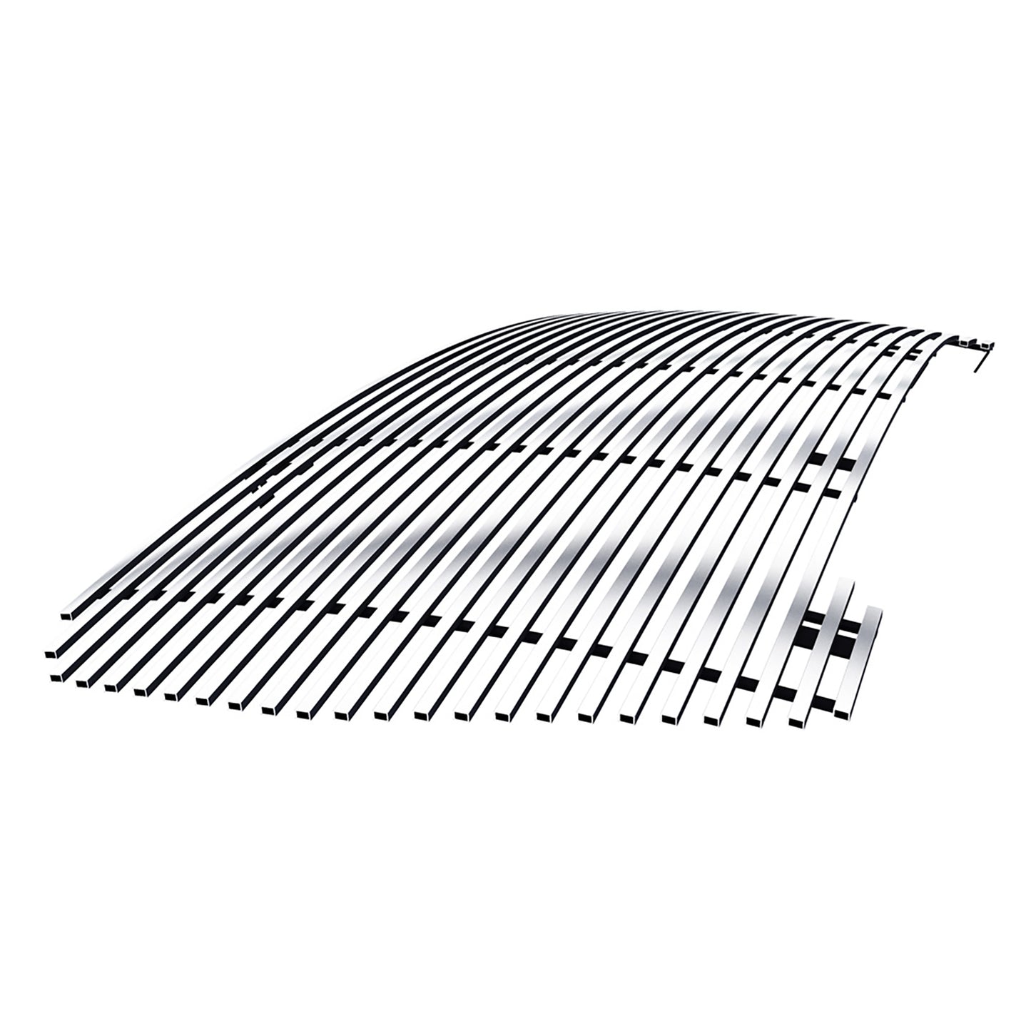 APS GR07HEF22S Main Upper Stainless Steel Billet Grille Fits 2019-2021 GMC Sierra 1500