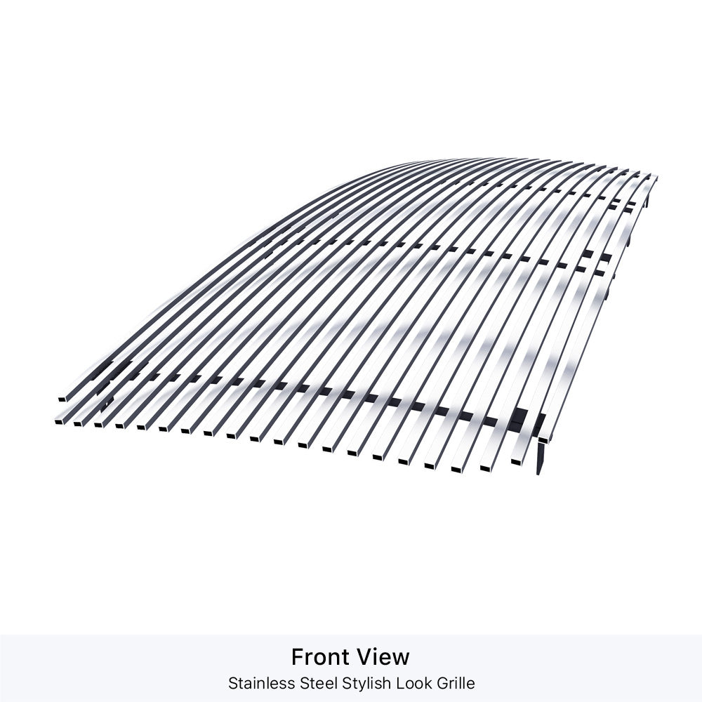 APS GR07HFC25S Main Upper Stainless Steel Billet Grille Fits 2015-2018 GMC Sierra 2500