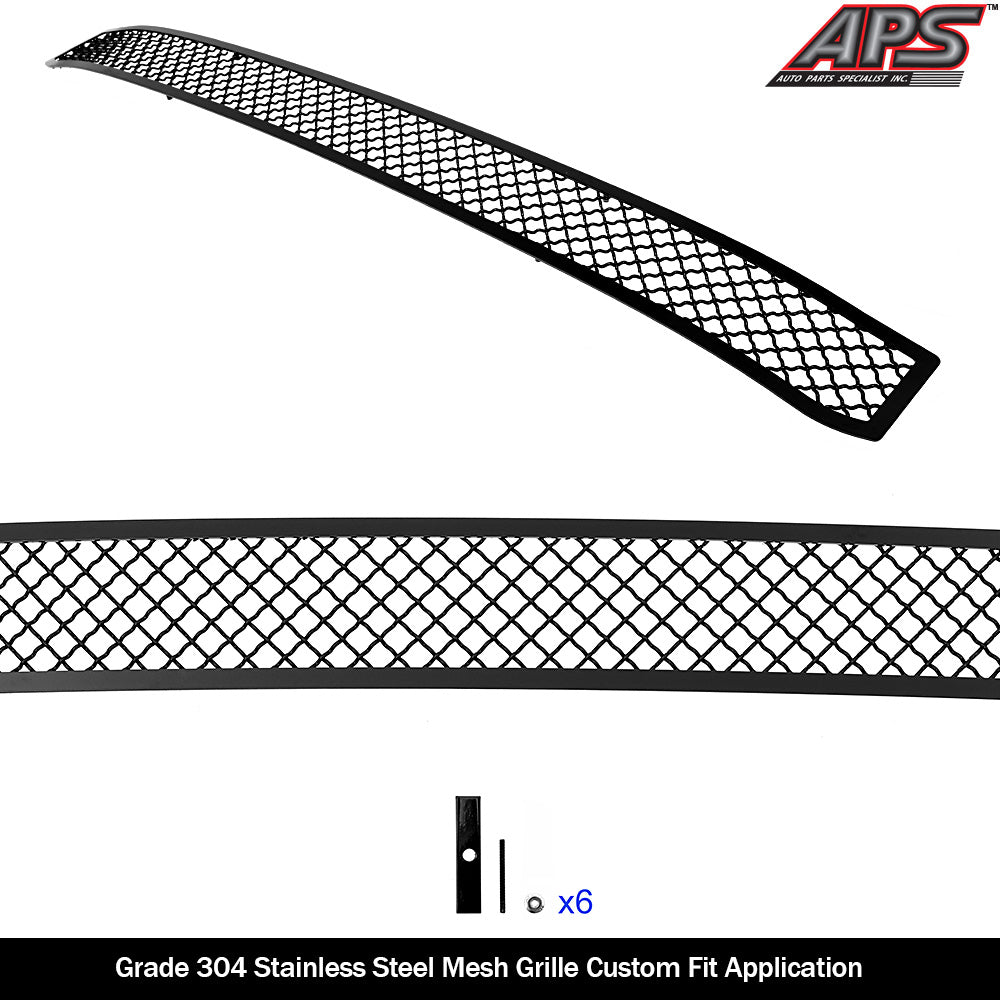 APS GR08GEJ05K Lower Bumper Black Wire Mesh Grille Fits 2017-2020 Honda Ridgeline