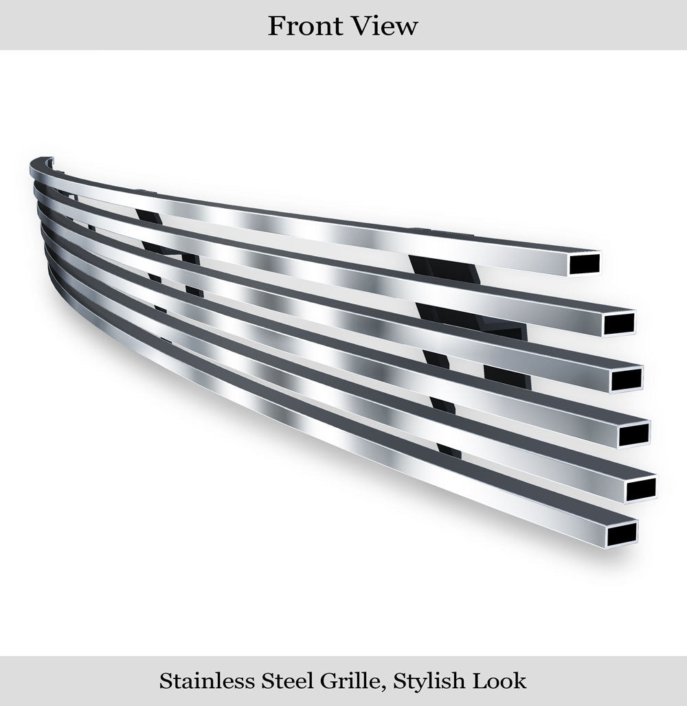 APS GR08HGA16C Lower Bumper Stainless Steel Billet Grille Fits 2005-2008 Honda Ridgeline