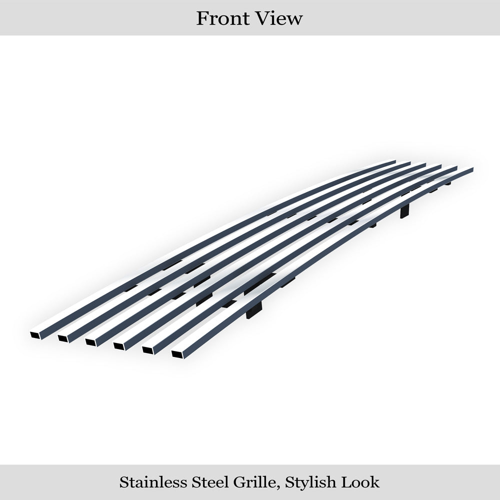 APS GR14FFC96S Lower Bumper Stainless Steel Billet Grille Fits 2016-2019 Nissan Titan