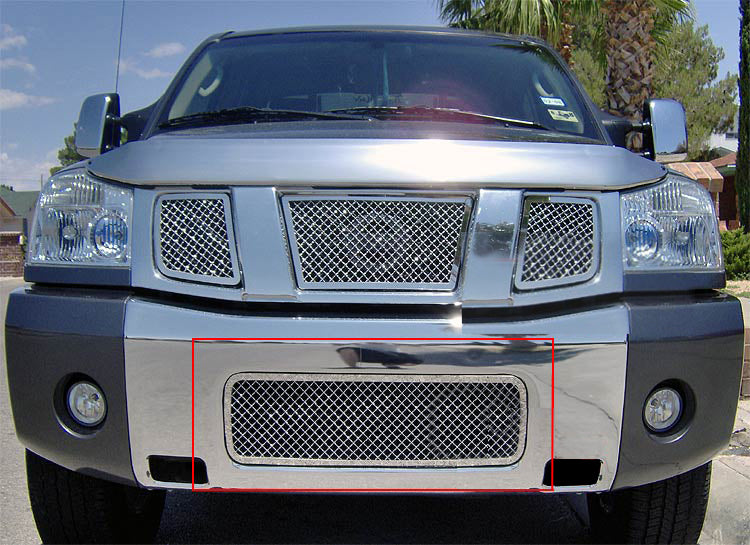 APS GR14GED13S Lower Bumper Mesh Grille Fits 2004-2007 Nissan Armada