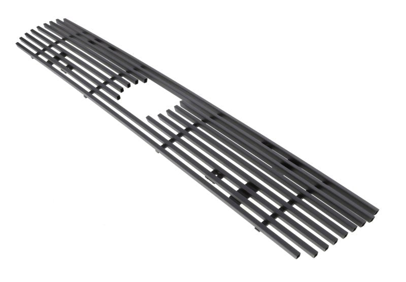 APS GR20FEA42J Main Upper Black Stainless Steel Billet Grille Fits 1992-1994 Toyota Pickup