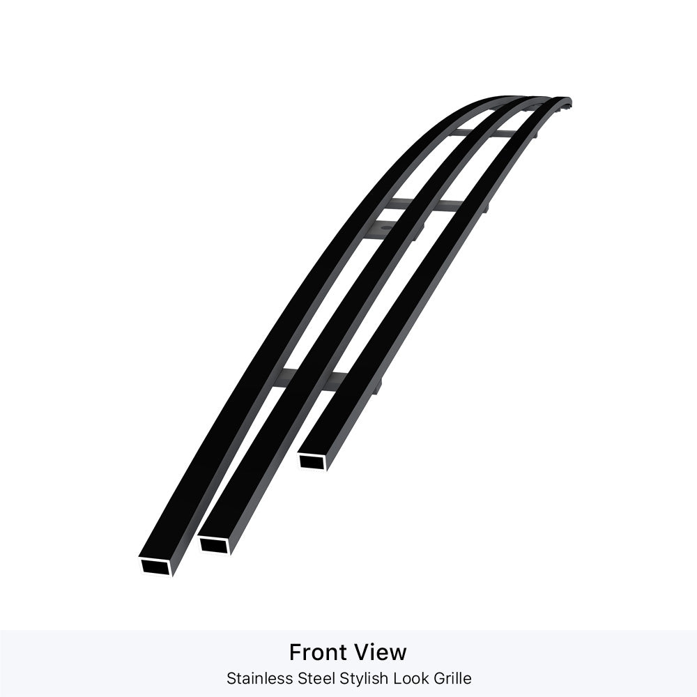 APS GR20FEA50J Hood Scoop Black Stainless Steel Billet Grille Fits 2007-2009 Toyota Tundra