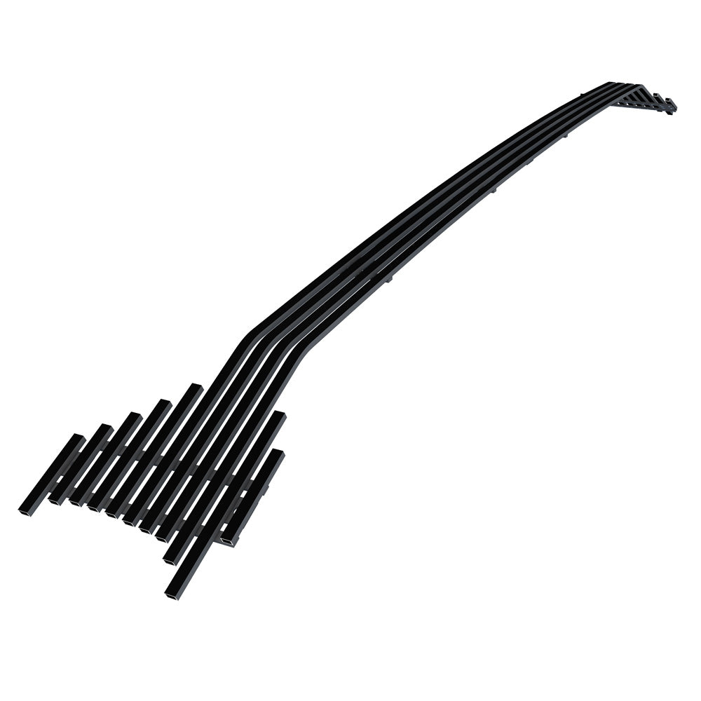 APS GR20FEA81J Lower Bumper Black Stainless Steel Billet Grille Fits 2016-2023 Toyota Tacoma