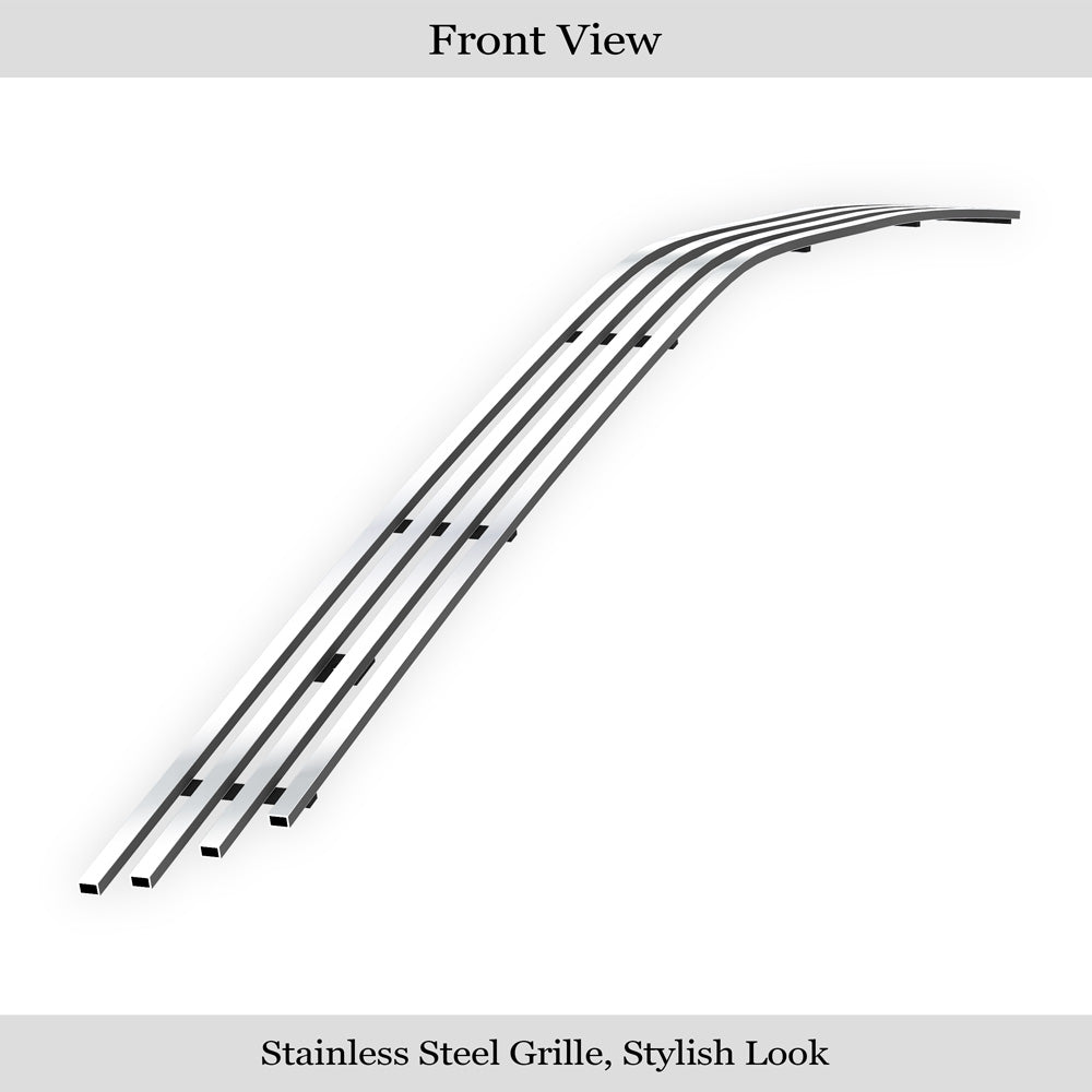 APS GR20FEC96S Lower Bumper Stainless Steel Billet Grille Fits 2003-2006 Toyota Tundra
