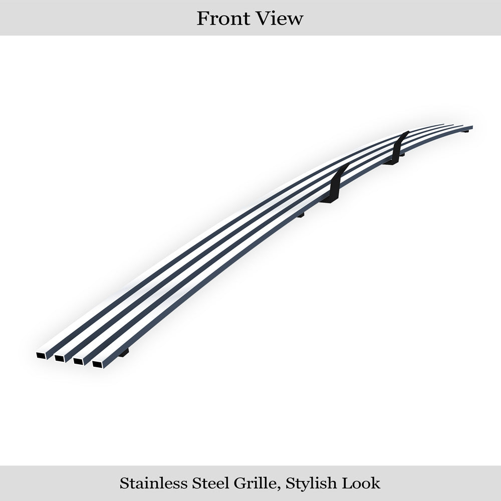APS GR20FED84S Lower Bumper Stainless Steel Billet Grille Fits 1999-2002 Toyota Tundra