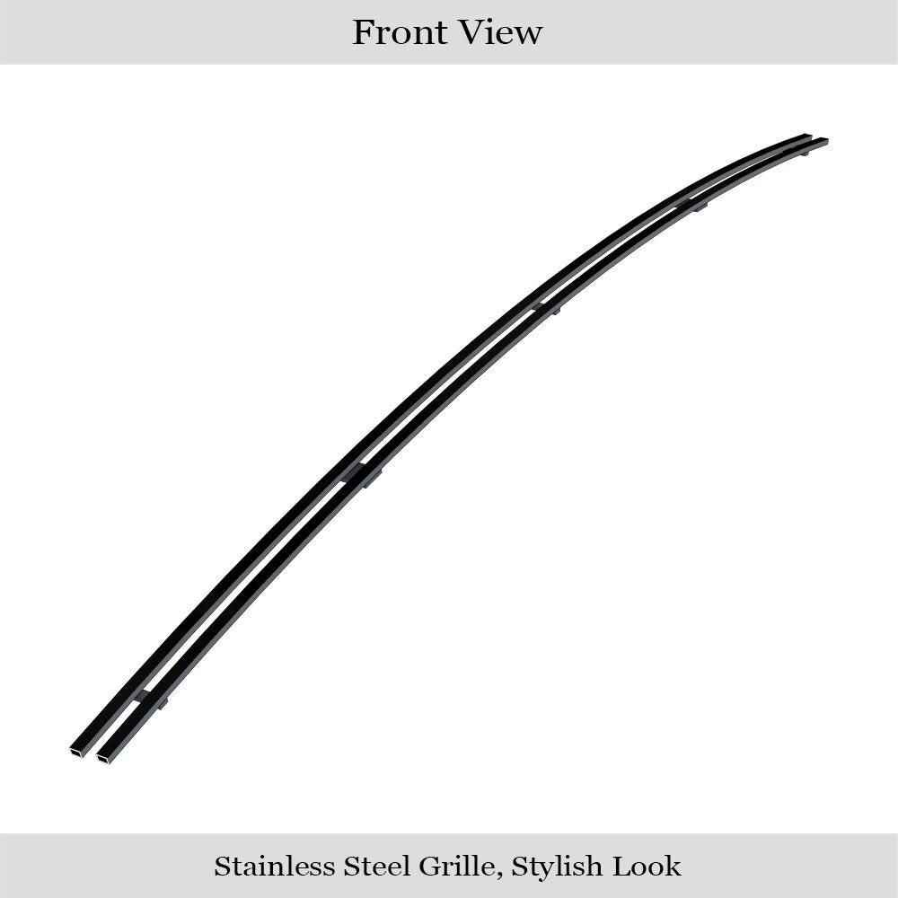 APS GR20FEI87J Hood Scoop Black Stainless Steel Billet Grille Fits 2014-2021 Toyota Tundra