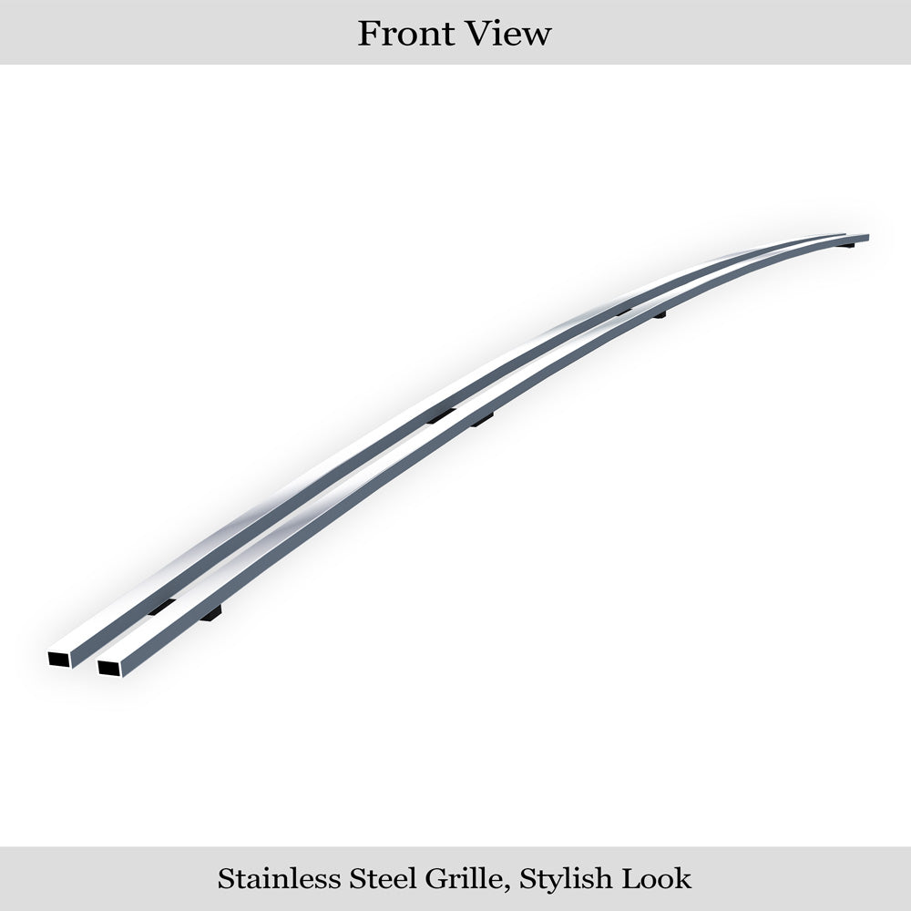 APS GR20FEI87S Hood Scoop Stainless Steel Billet Grille Fits 2014-2021 Toyota Tundra