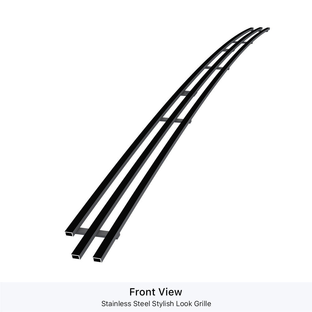 APS GR20FEI88J Lower Bumper Black Stainless Steel Billet Grille Fits 2014-2021 Toyota Tundra