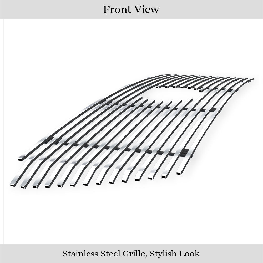 APS GR20FFG18S Main Upper Stainless Steel Billet Grille Fits 2010-2013 Toyota Tundra