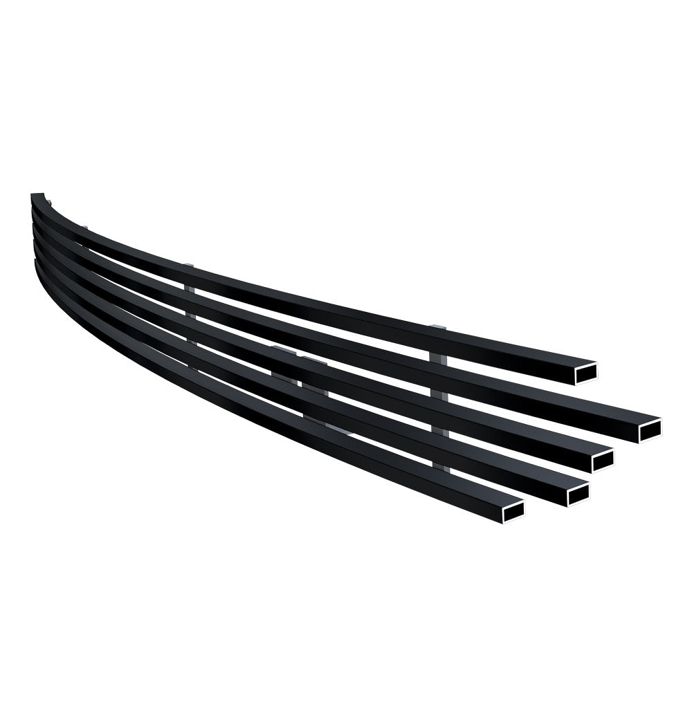 APS GR20FFI38J Lower Bumper Black Stainless Steel Billet Grille Fits 2012-2015 Toyota Tacoma