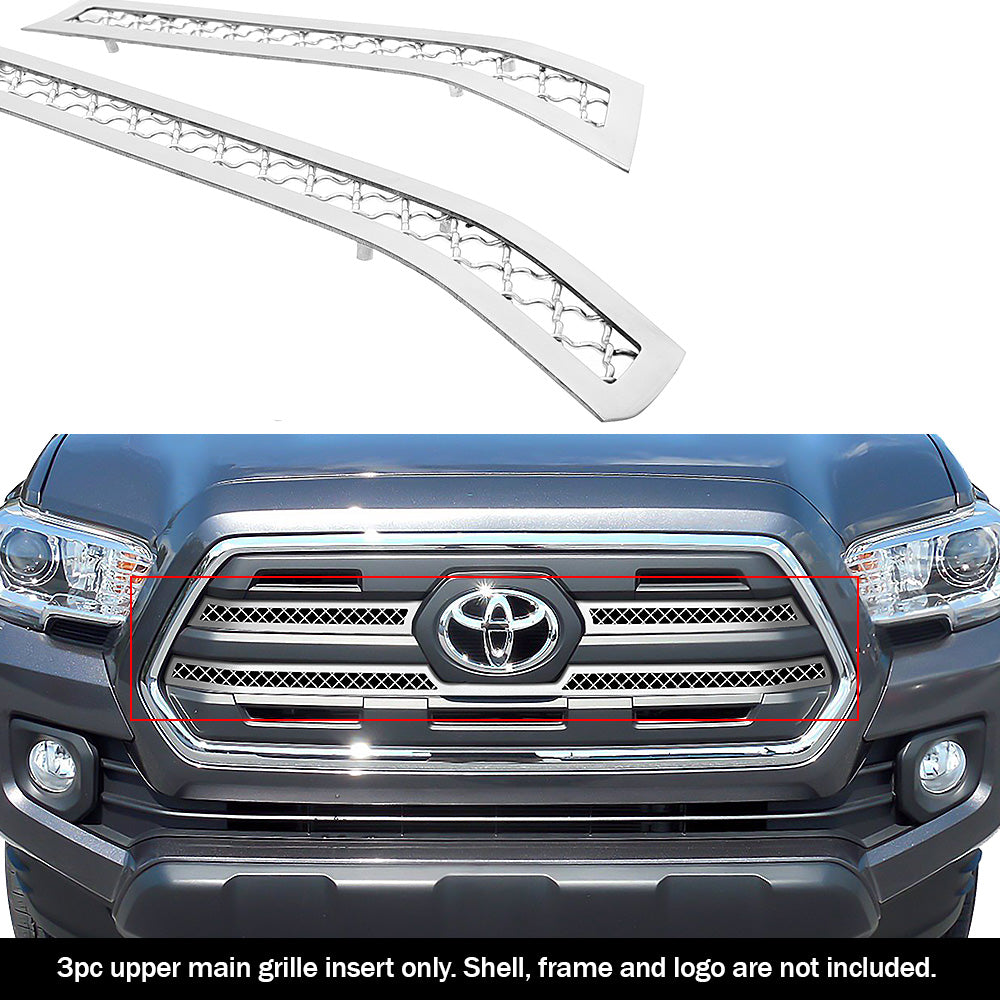 APS GR20GFC29S Main Upper Mesh Grille Fits 2016-2019 Toyota Tacoma