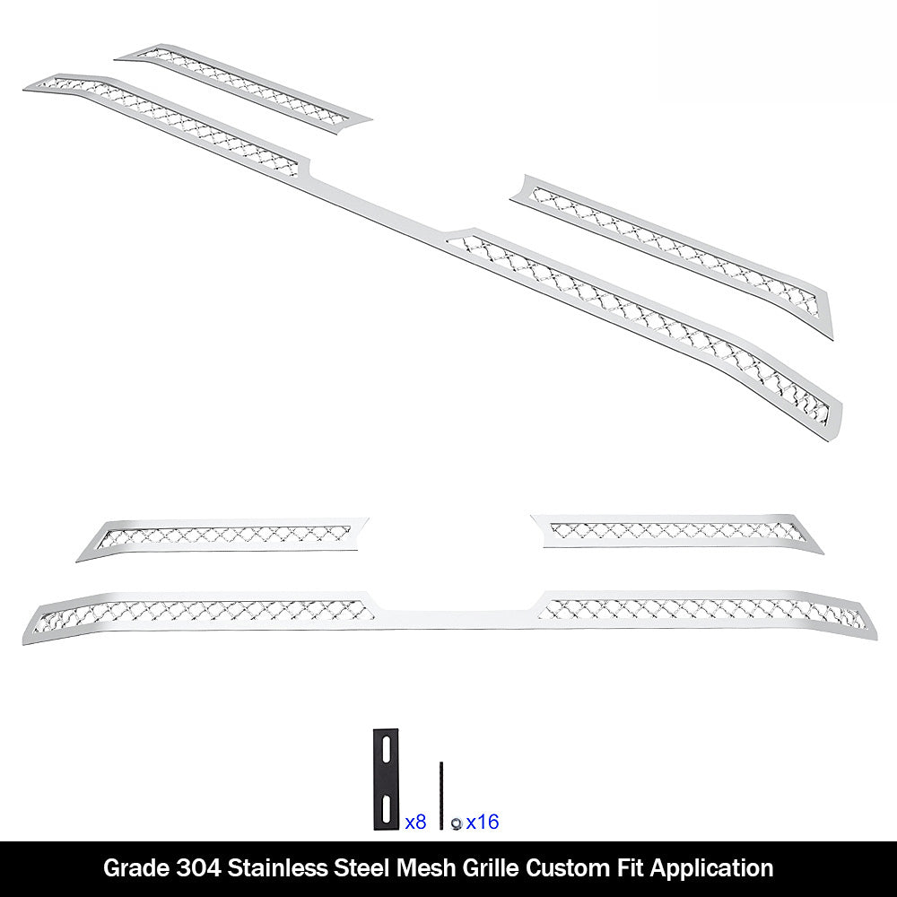 APS GR20GFC29S Main Upper Mesh Grille Fits 2016-2019 Toyota Tacoma
