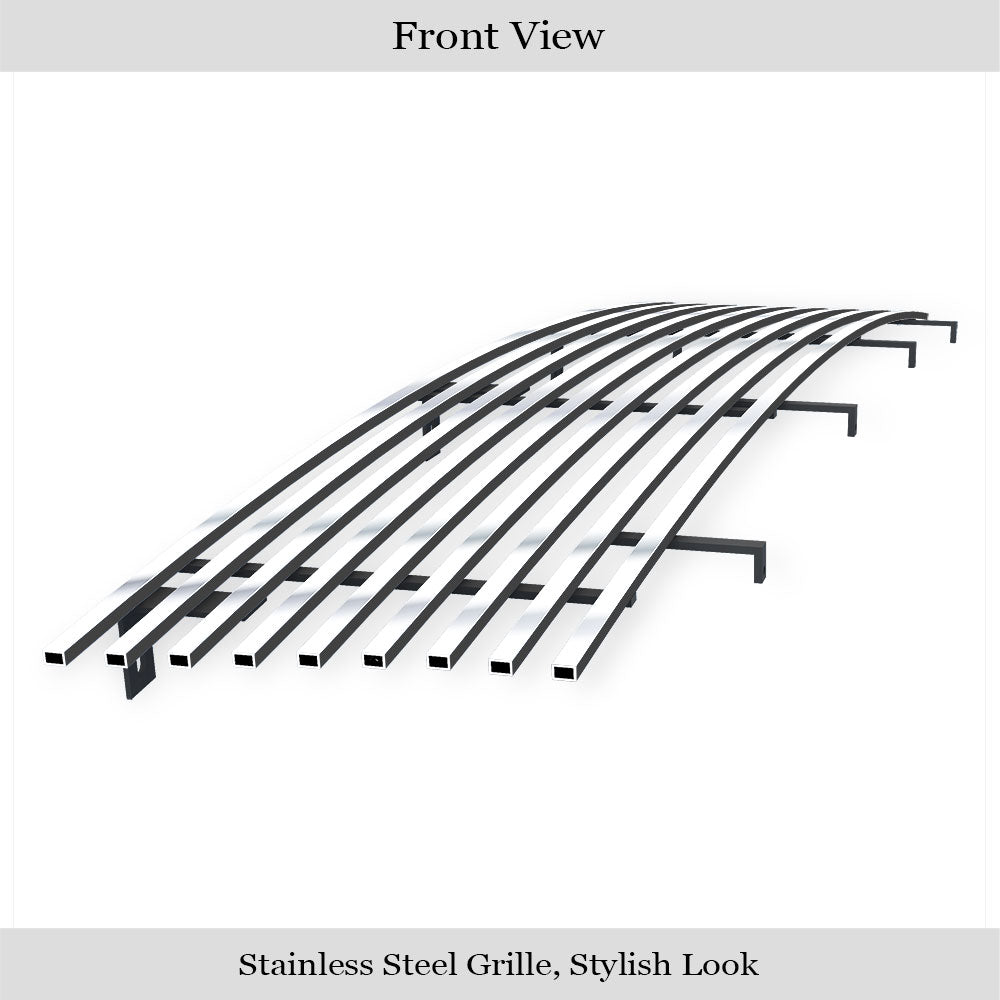 APS GR20HEA19S Main Upper Stainless Steel Billet Grille Fits 1993-1999 Toyota T-100 Pickup