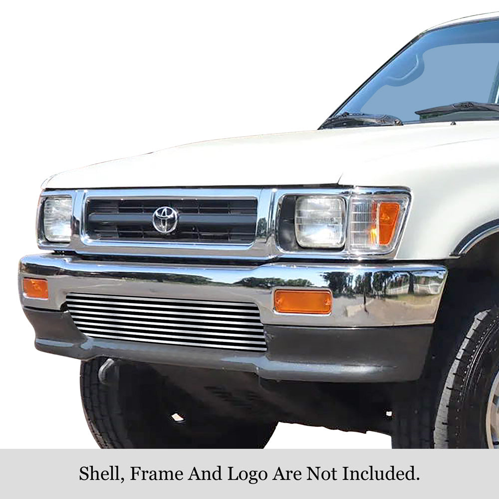 APS GR20HEA21S Lower Bumper Stainless Steel Billet Grille Fits 1992-1994 Toyota Pickup