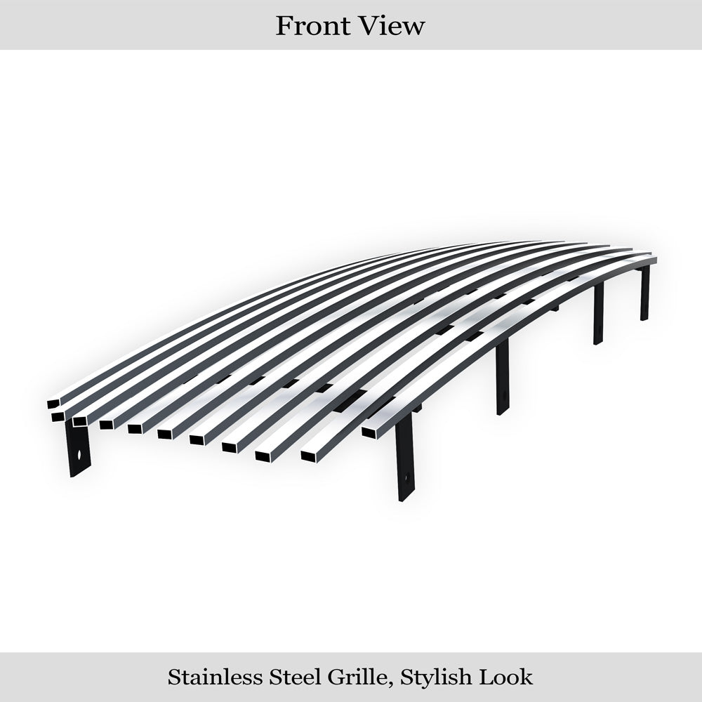 APS GR20HEC65S Main Upper Stainless Steel Billet Grille Fits 2001-2004 Toyota Tacoma