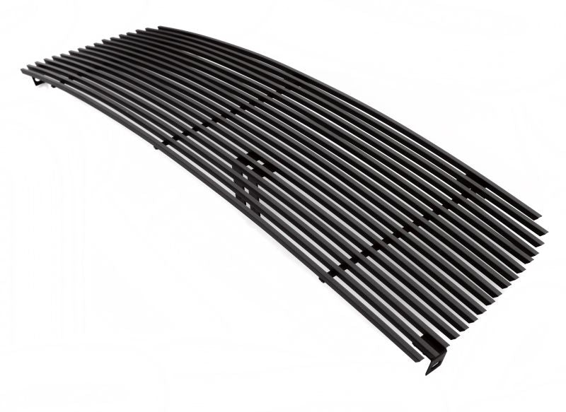 APS GR20HEC93J Main Upper Black Stainless Steel Billet Grille Fits 2003-2006 Toyota Tundra
