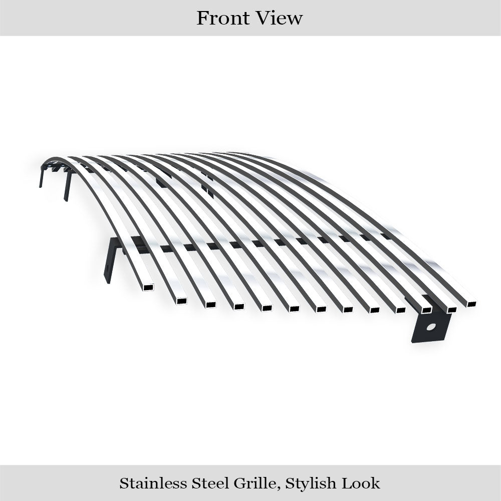 APS GR20HEC93S Main Upper Stainless Steel Billet Grille Fits 2003-2006 Toyota Tundra