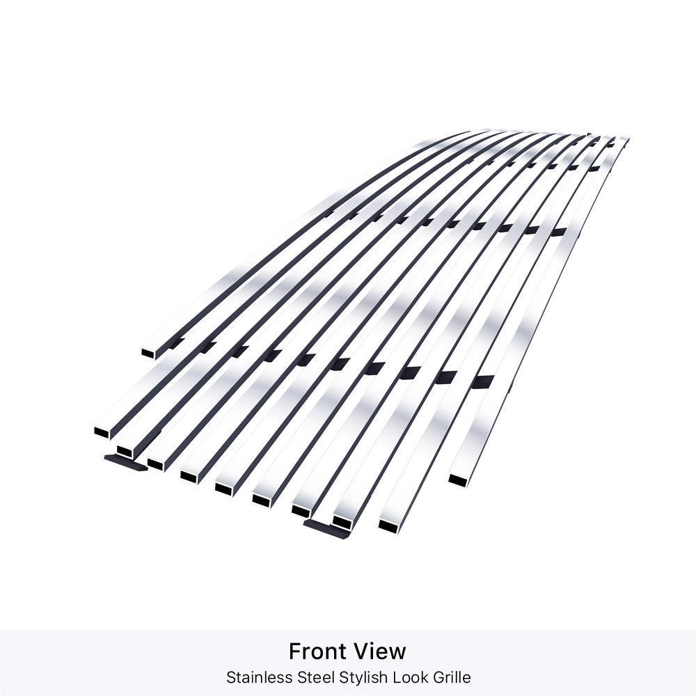 APS GR20HEC94C Main Upper Stainless Steel Billet Grille Fits 1999-2002 Toyota Tundra